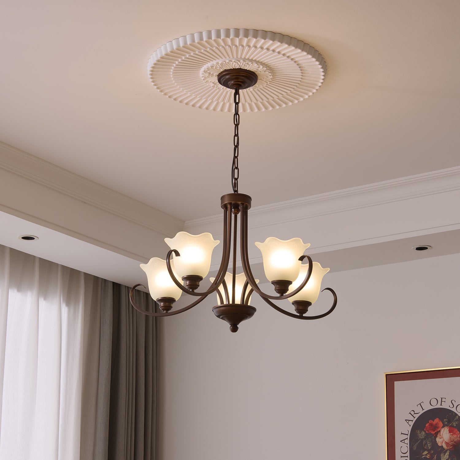 Mireille Floral Chandelier - Letslighting