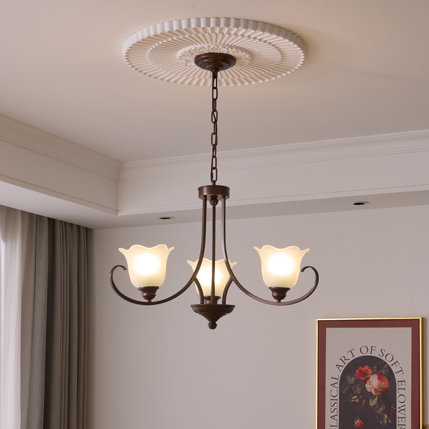 Mireille Floral Chandelier - Letslighting