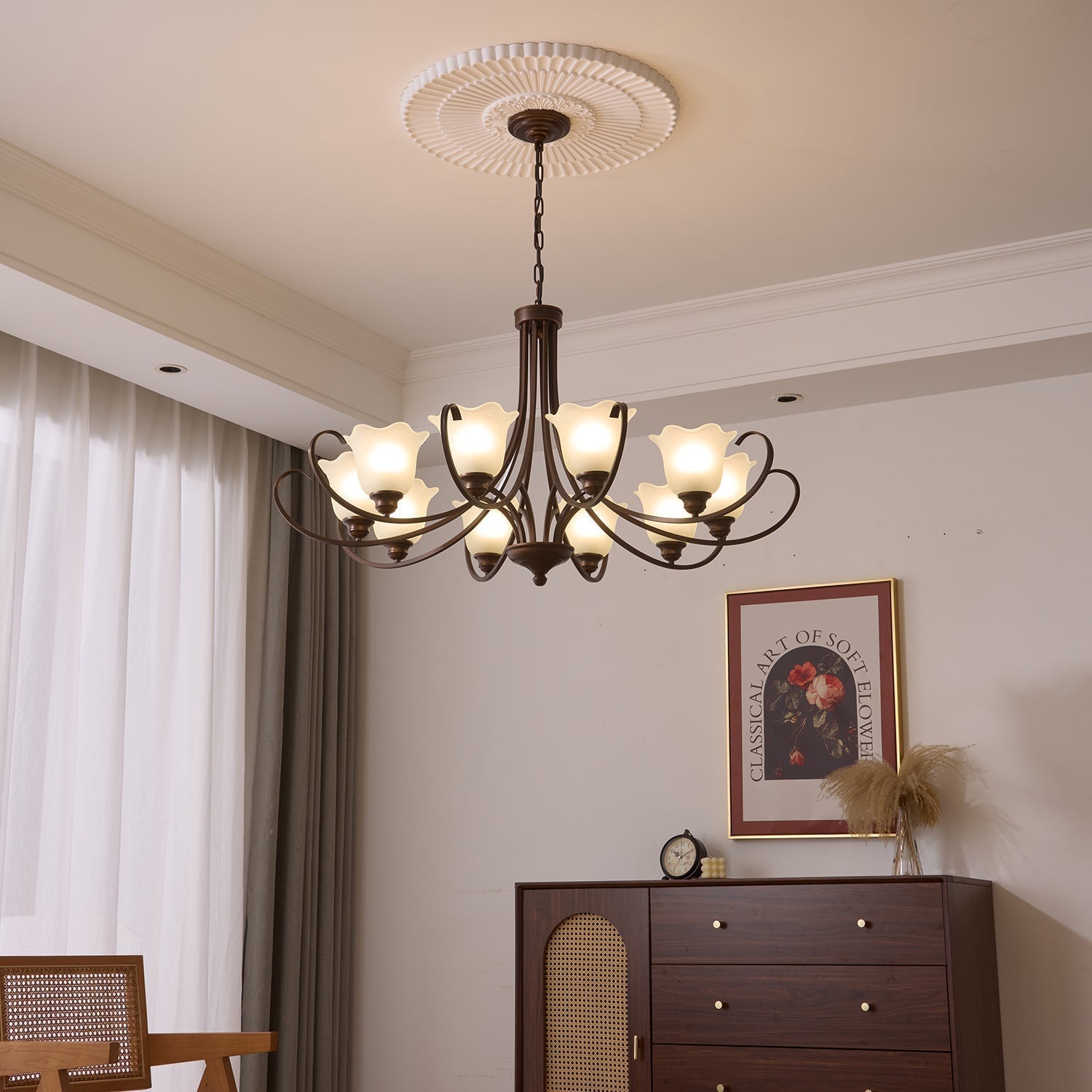 Mireille Floral Chandelier - Letslighting