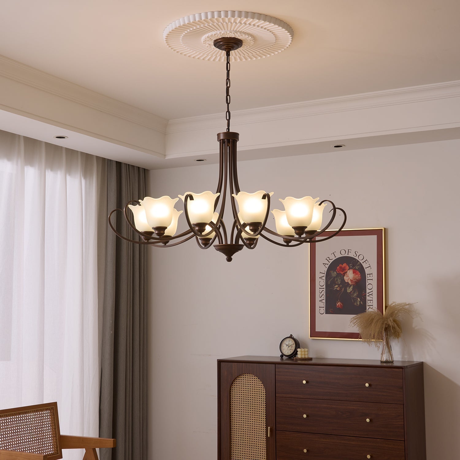 Mireille Floral Chandelier - Letslighting