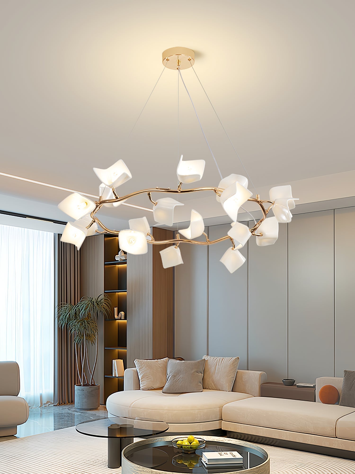 Mistral Flora Chandelier - Letslighting