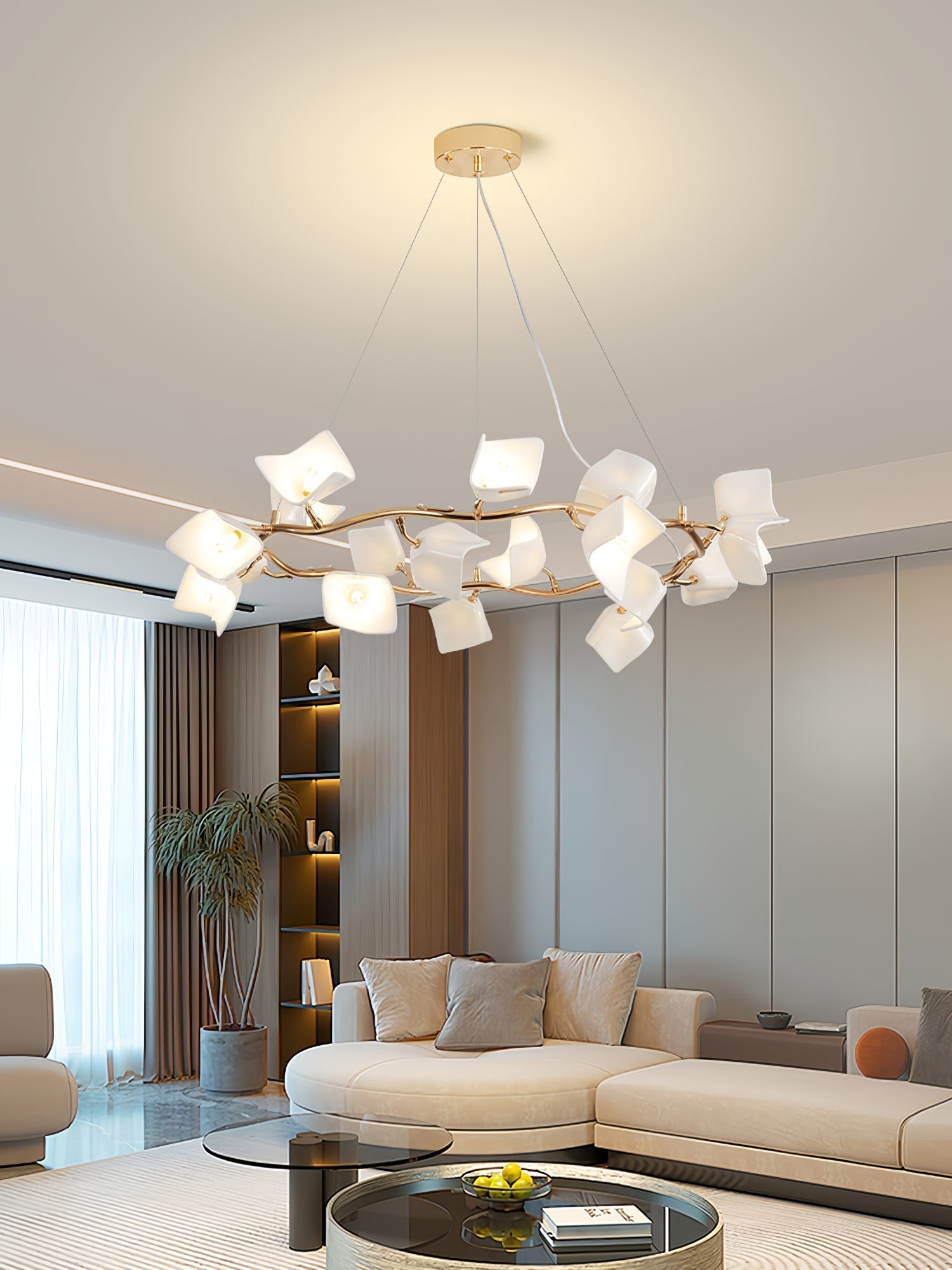 Mistral Flora Chandelier - Letslighting