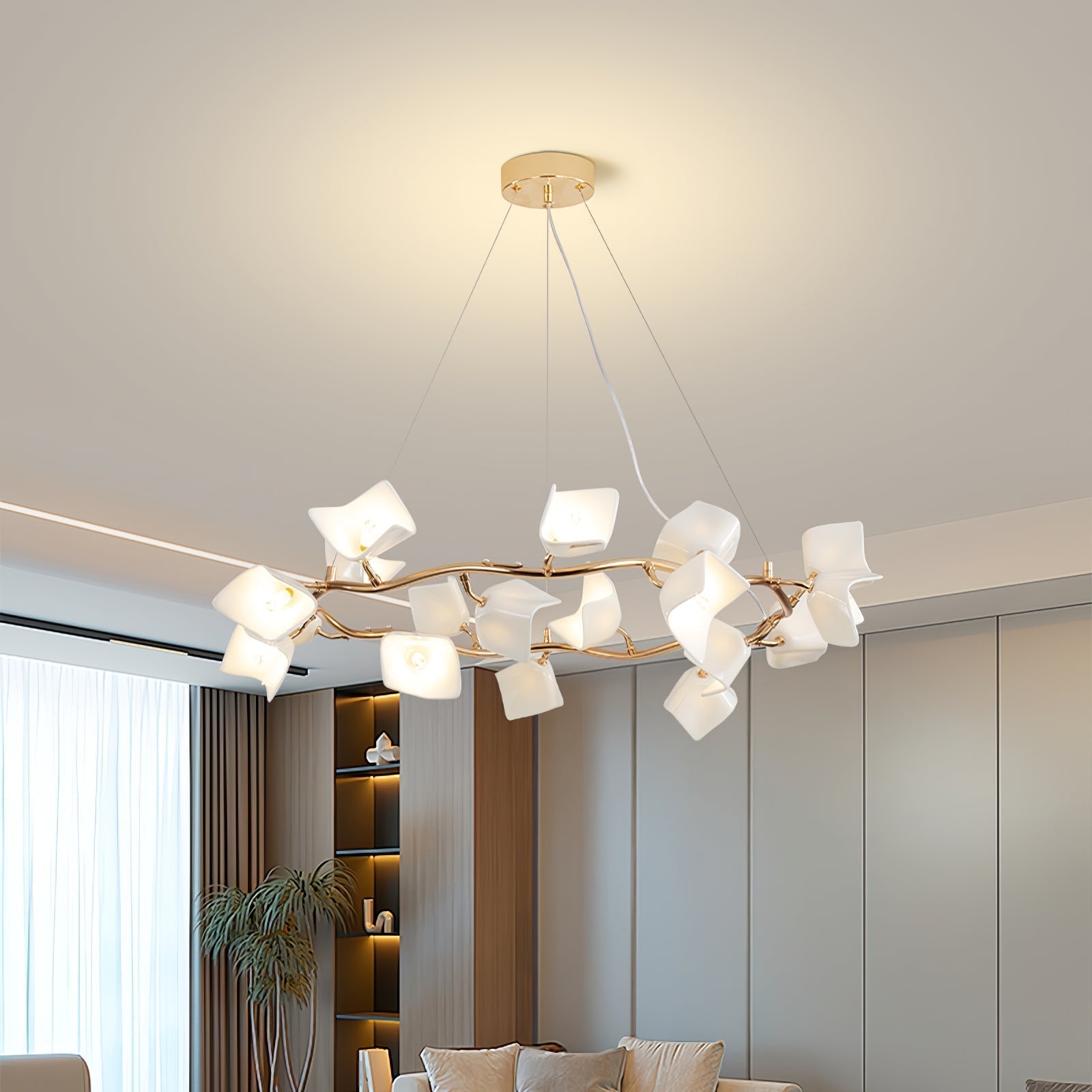 Mistral Flora Chandelier - Letslighting