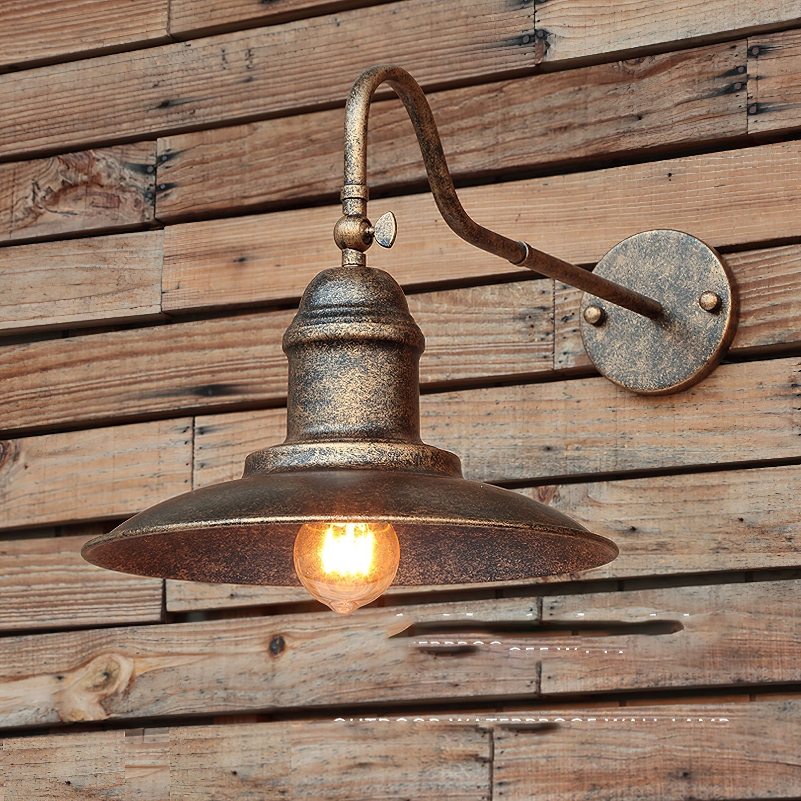 Ciraeus Vintage Industrial Metal Wall Lamp - Lamp Copper