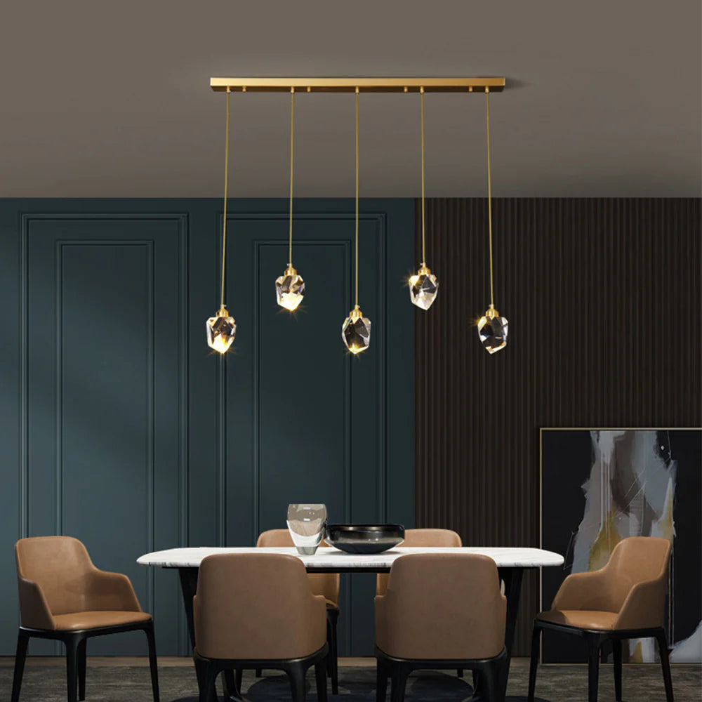Kristy Diseño Lámpara Colgante Metal/Cristal Salón/ Dormitorio