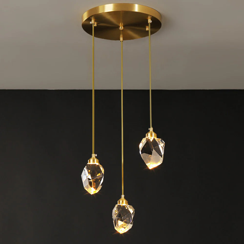 Kristy Diseño Lámpara Colgante Metal/Cristal Salón/ Dormitorio