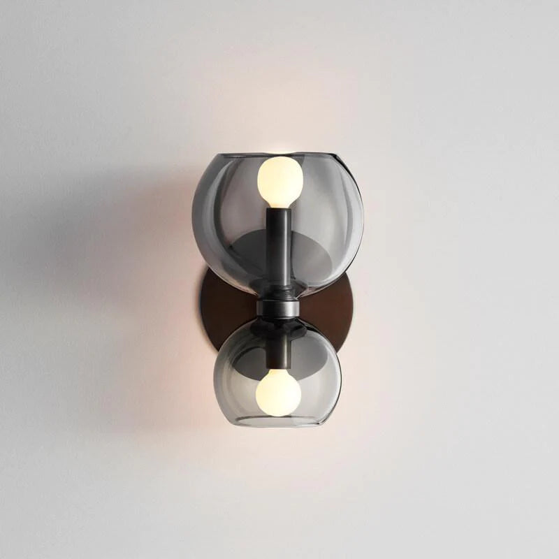 Valentina Modernas Aplique De Pared Interior Metal/Vidrio Blanco Salón