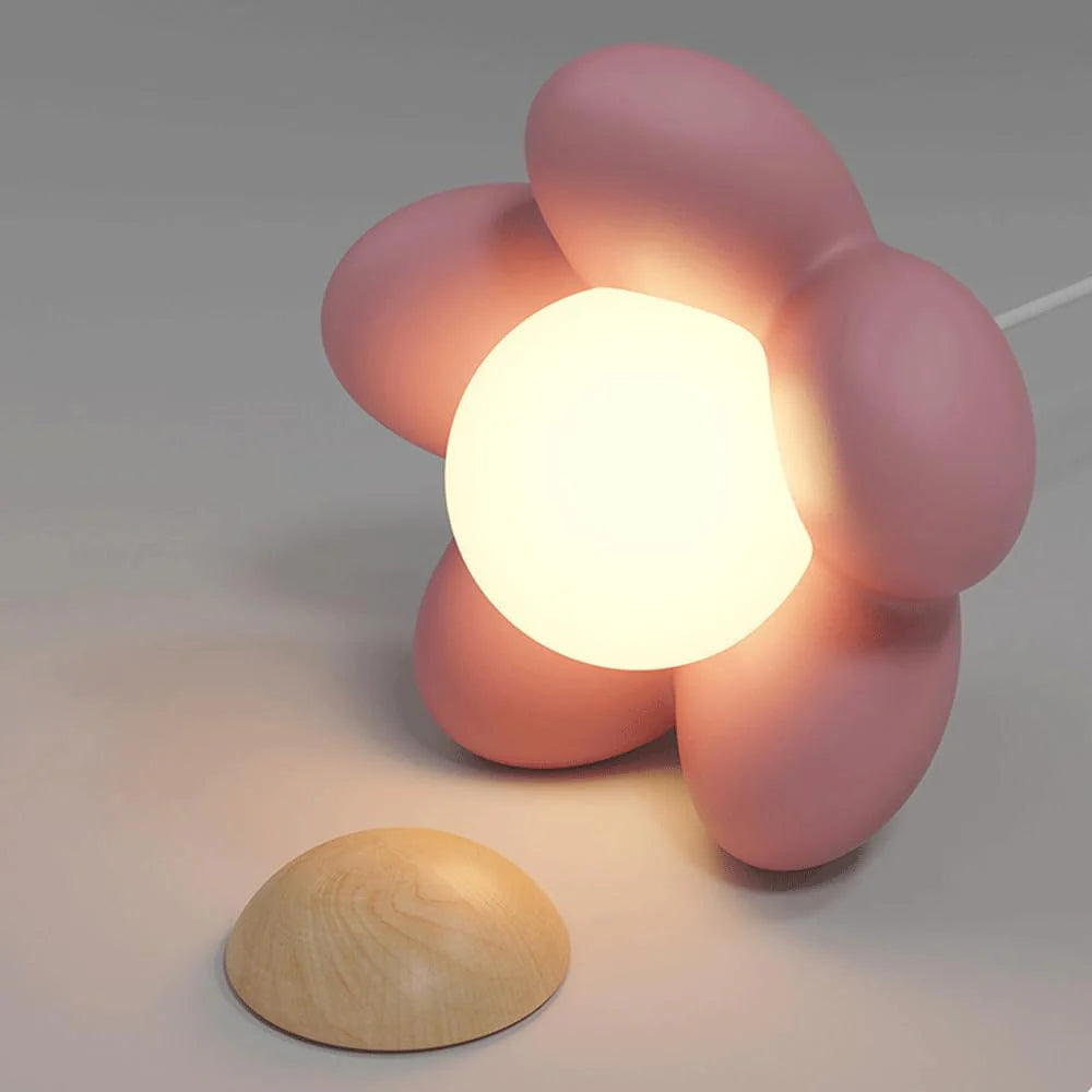 Valentina Moderna Flor LED Lámpara Colgante Rosa Dormitorio