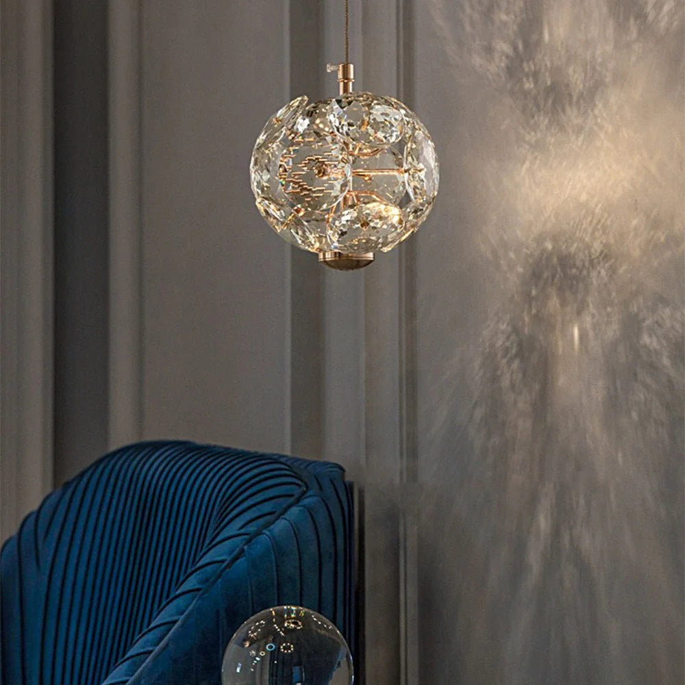 Kristy Luxury LED Lámpara Colgante Cristal Salón