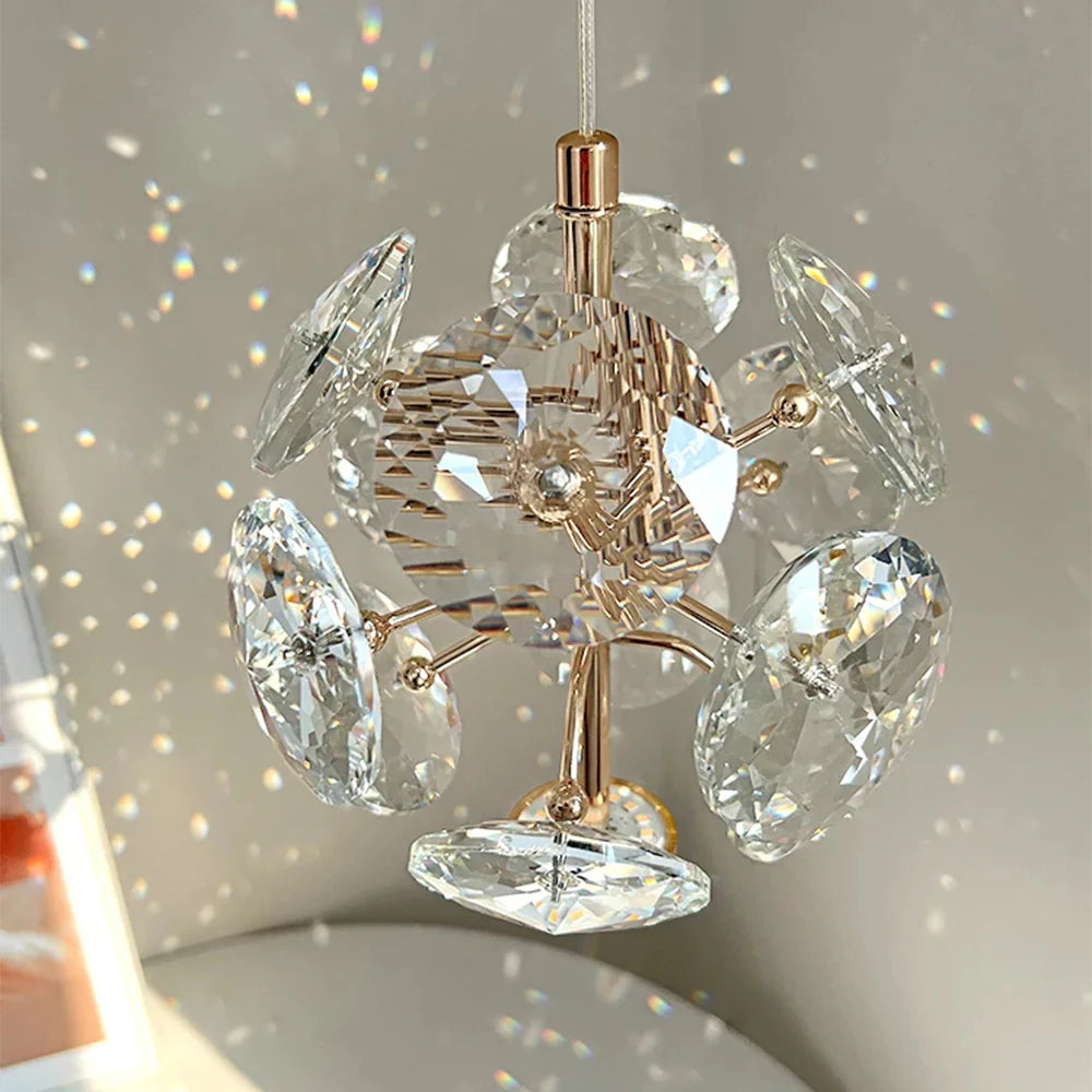 Kristy Luxury LED Lámpara Colgante Cristal Salón