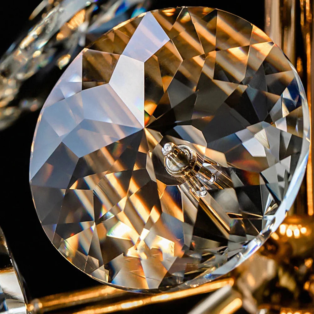 Kristy Luxury LED Lámpara Colgante Cristal Salón