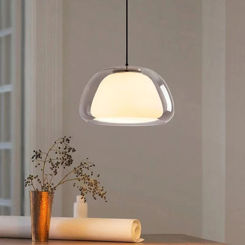 Valentina Moderna LED Lámpara Colgante Vidrio/ Metal Salón