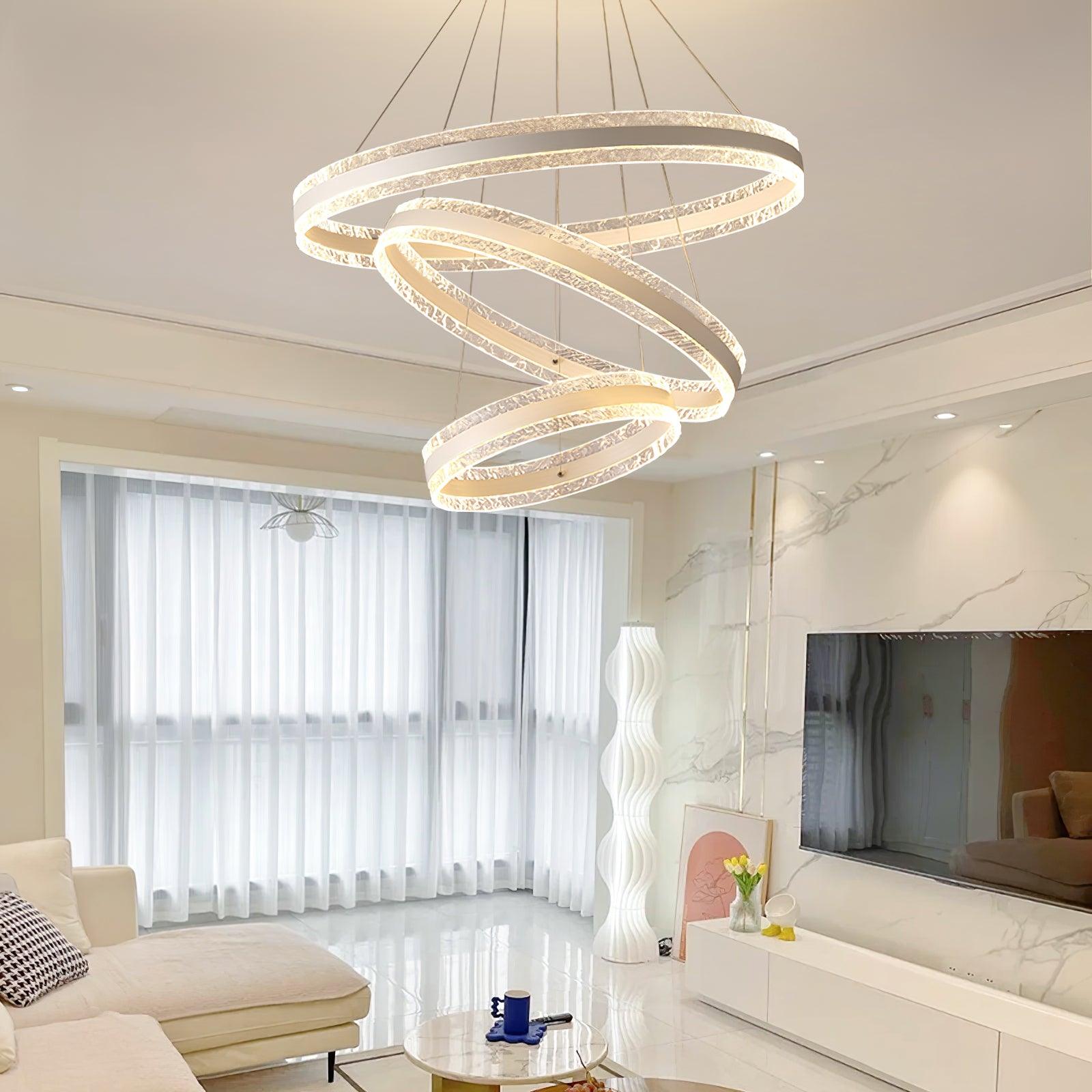 Modern Circle LED Chandelier - Letslighting