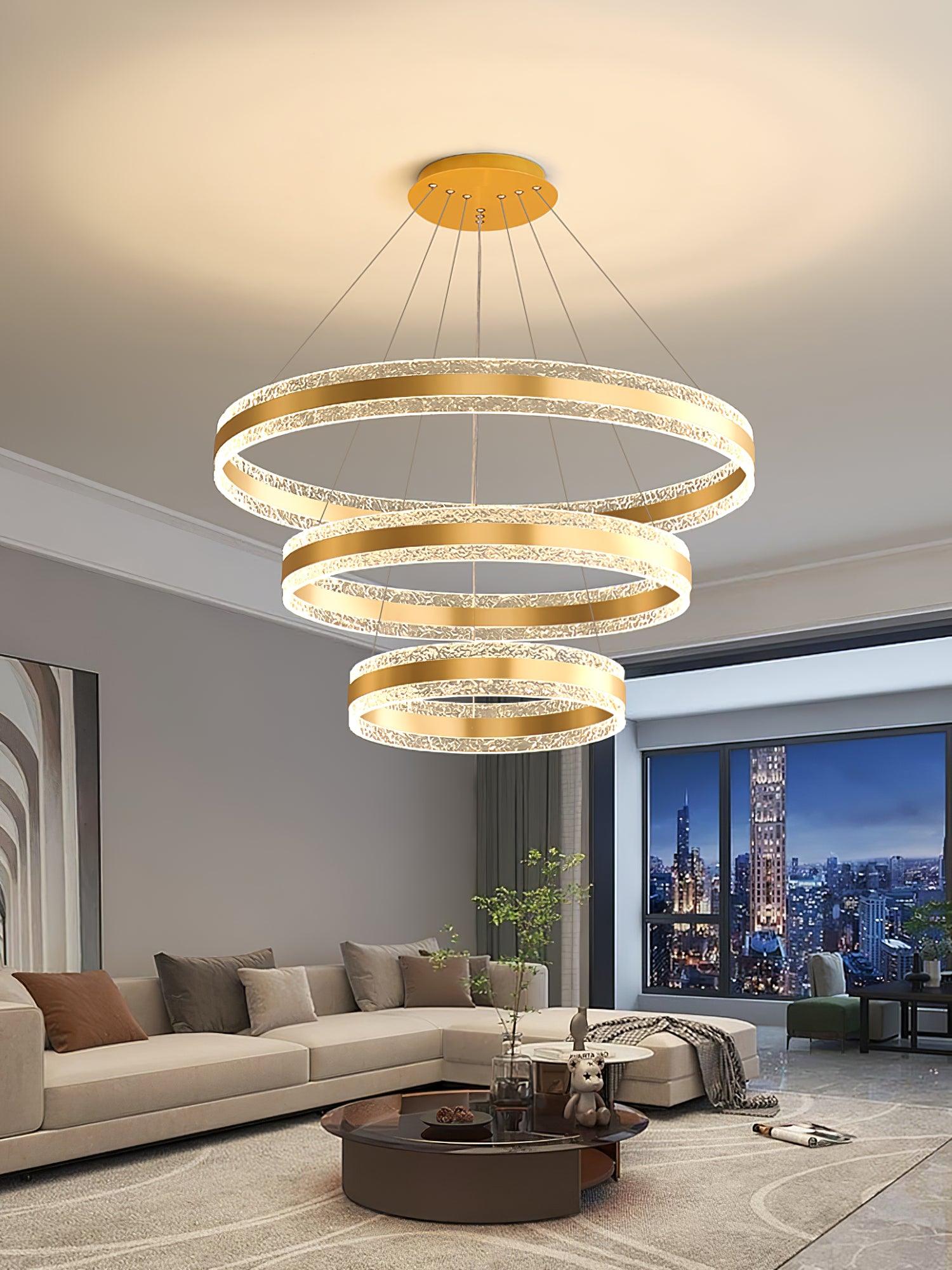 Modern Circle LED Chandelier - Letslighting