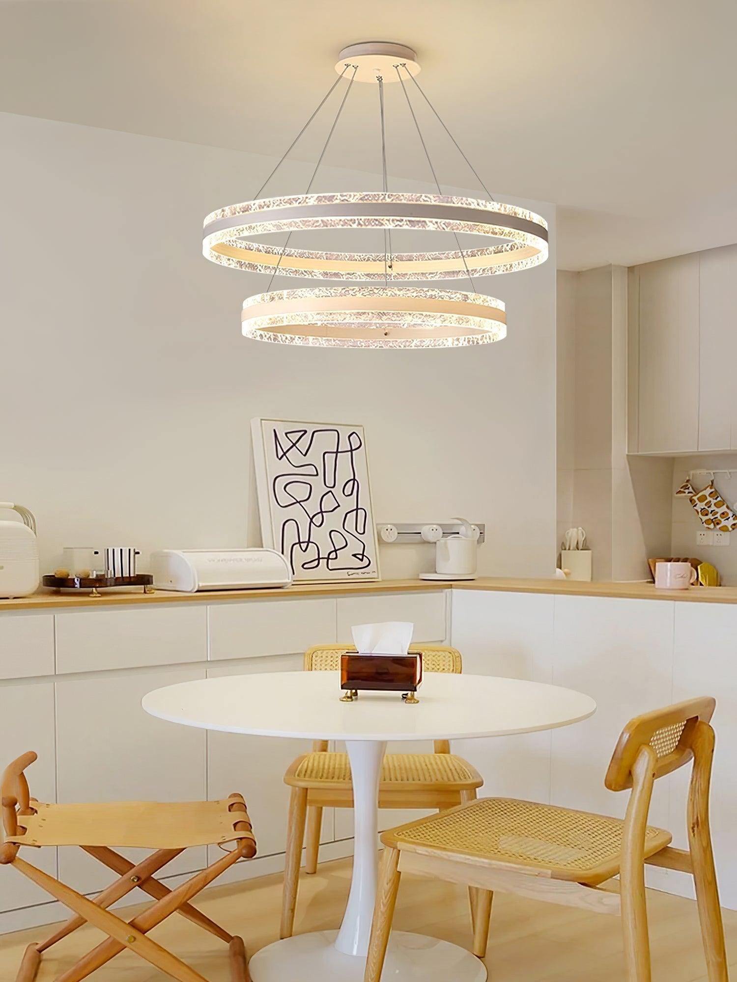 Modern Circle LED Chandelier - Letslighting