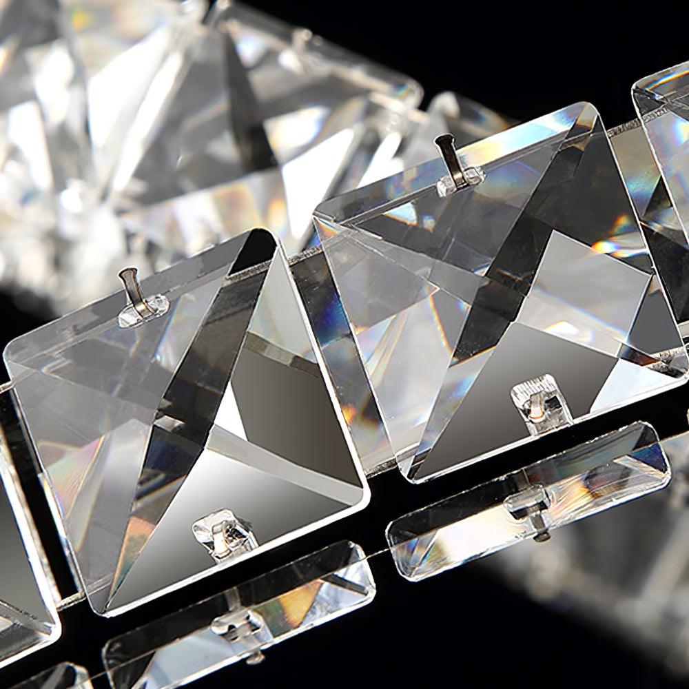 Modern Crystal Double C Chandelier - Letslighting