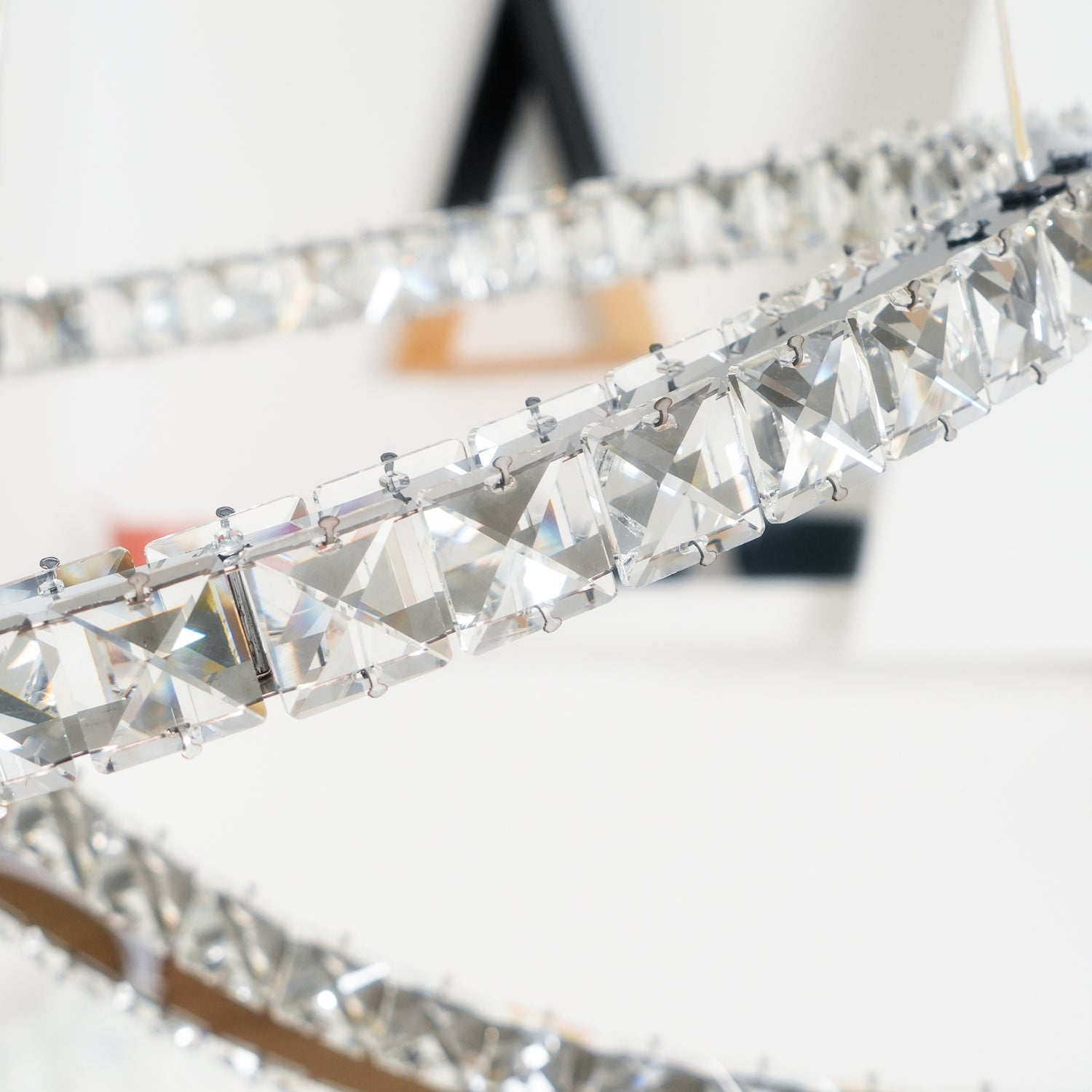 Modern Crystal Double C Chandelier - Letslighting