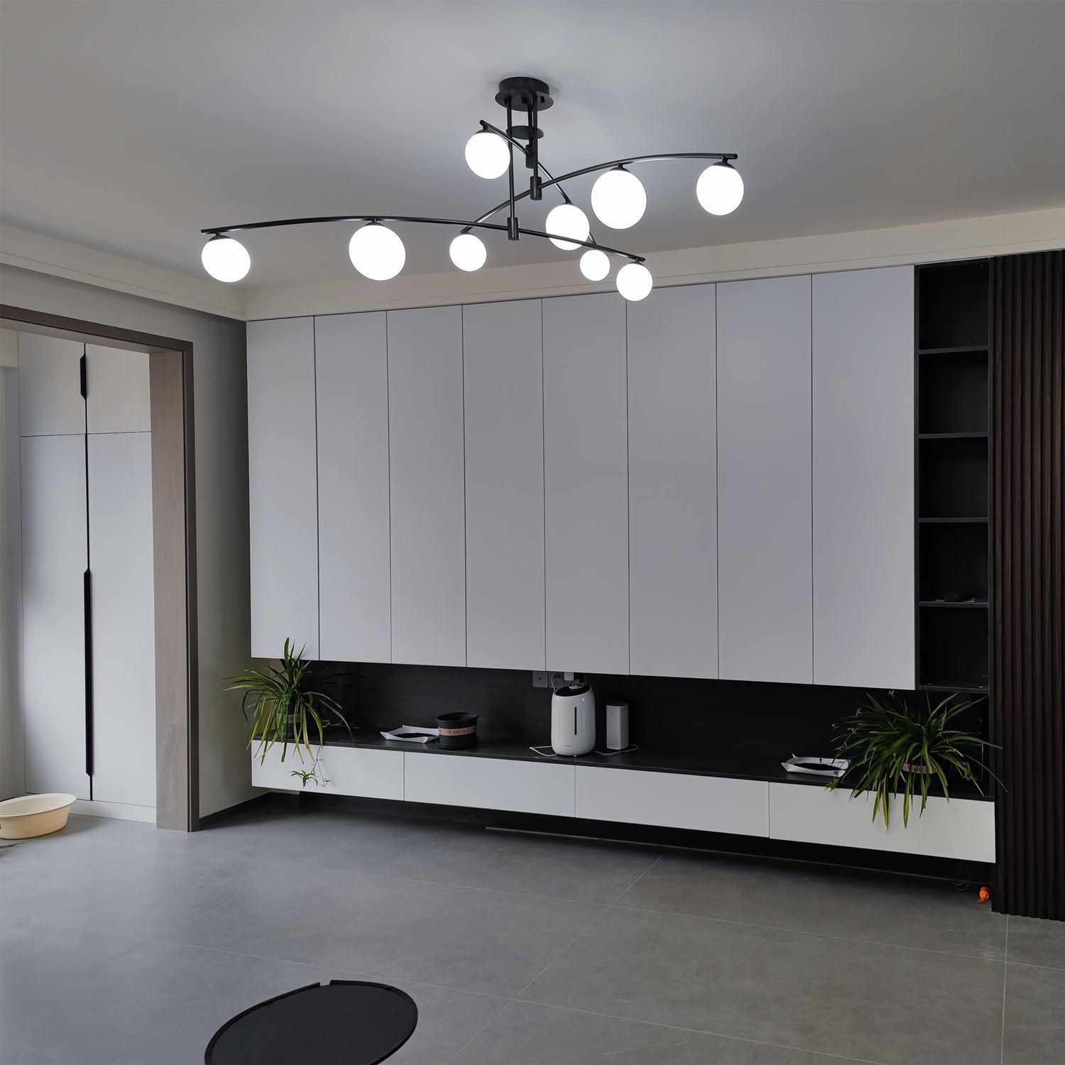 Modern Long Arm Chandelier - Letslighting