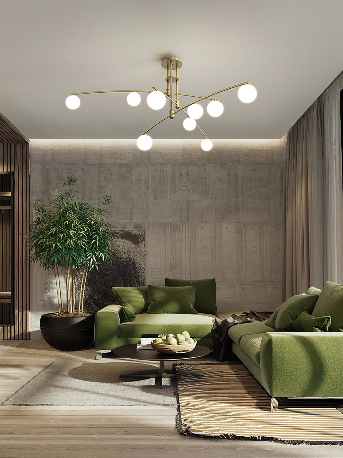 Modern Long Arm Chandelier - Letslighting