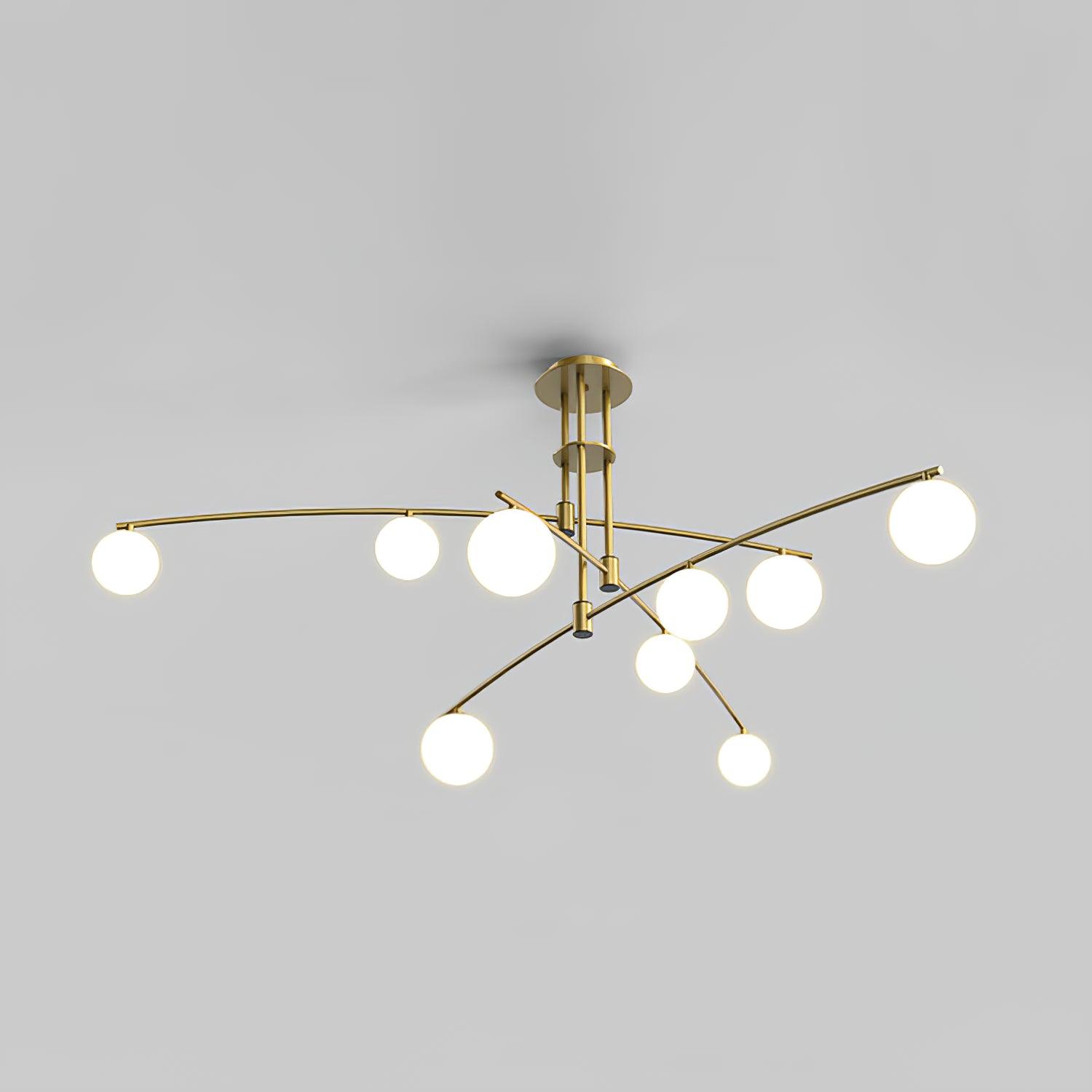 Modern Long Arm Chandelier - Letslighting