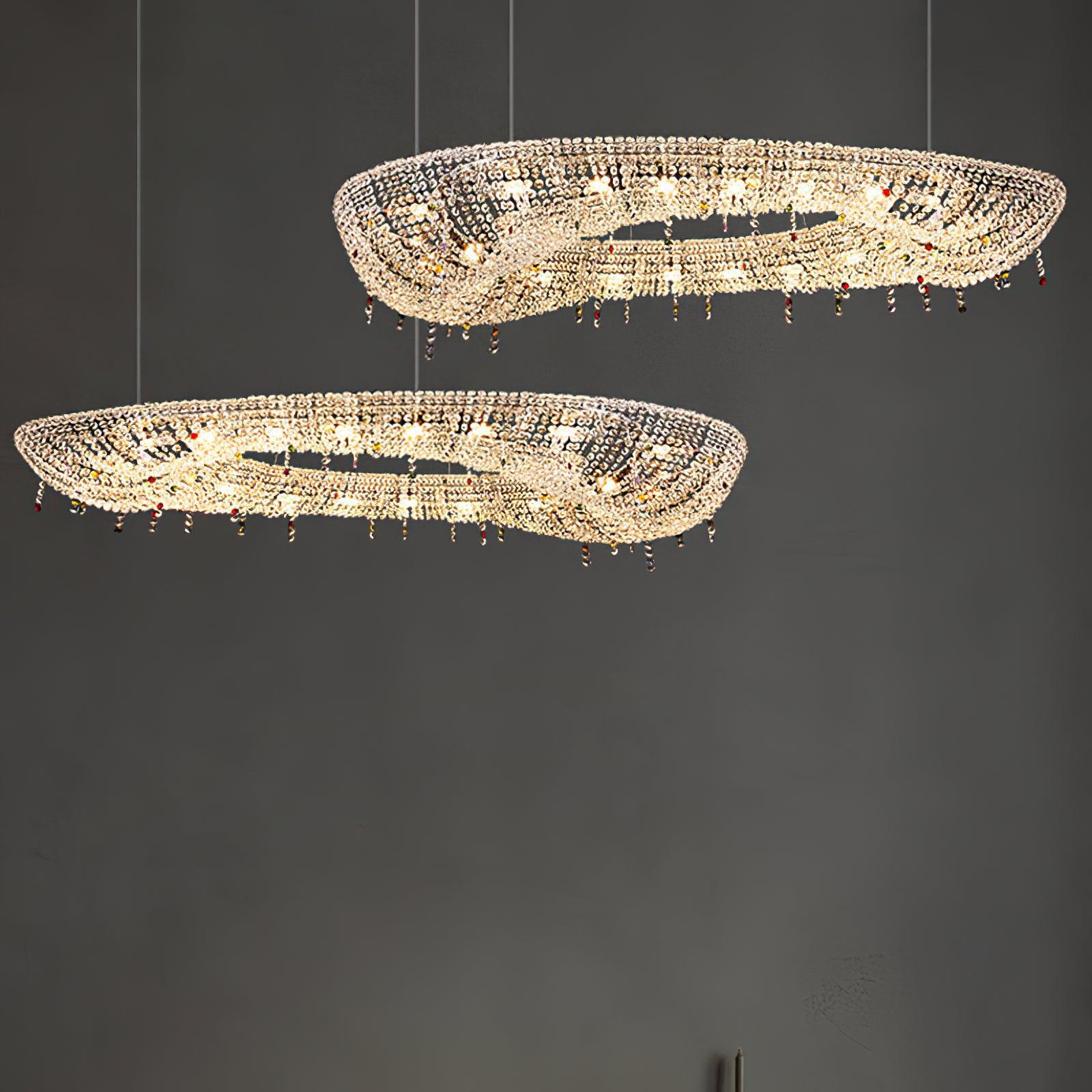 Aeliora Embellished Crystal Pendant Light - Letslighting