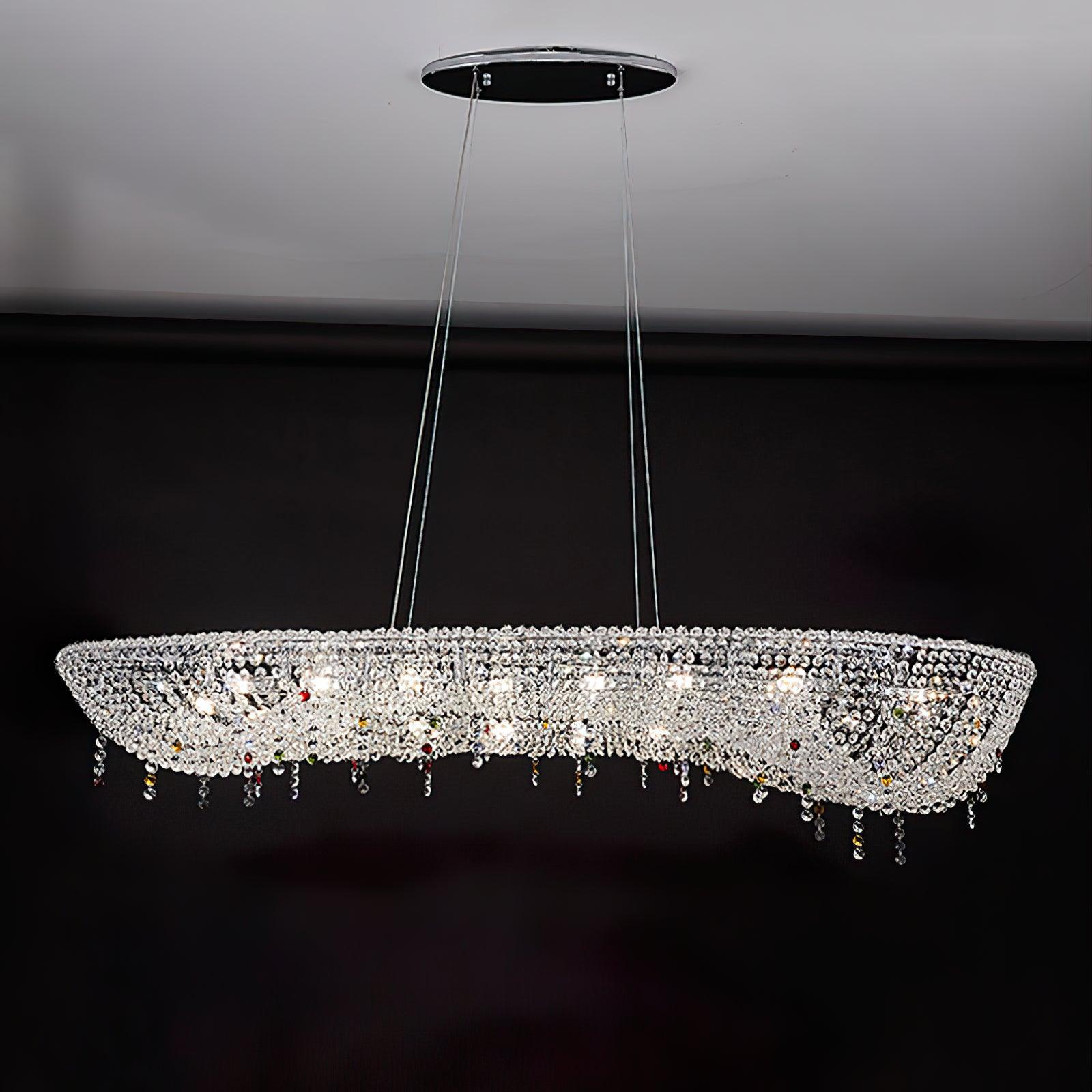 Aeliora Embellished Crystal Pendant Light - Letslighting