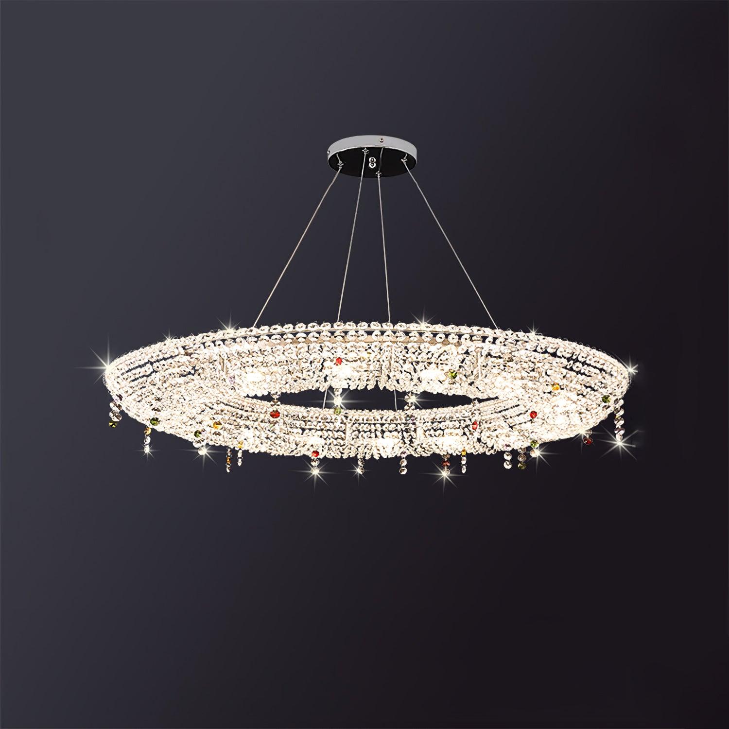 Aeliora Embellished Crystal Pendant Light - Letslighting