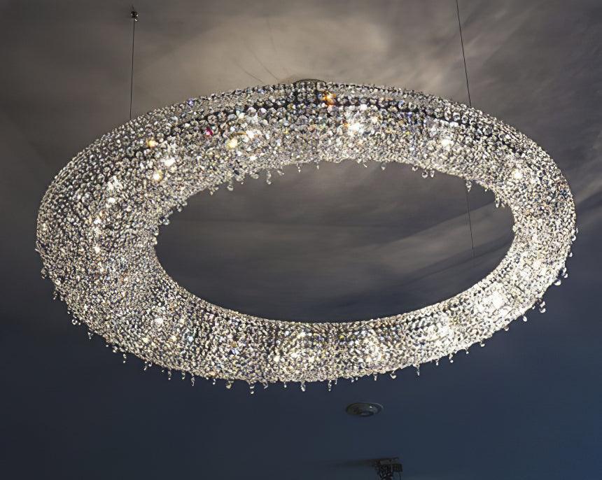 Aeliora Embellished Crystal Pendant Light - Letslighting
