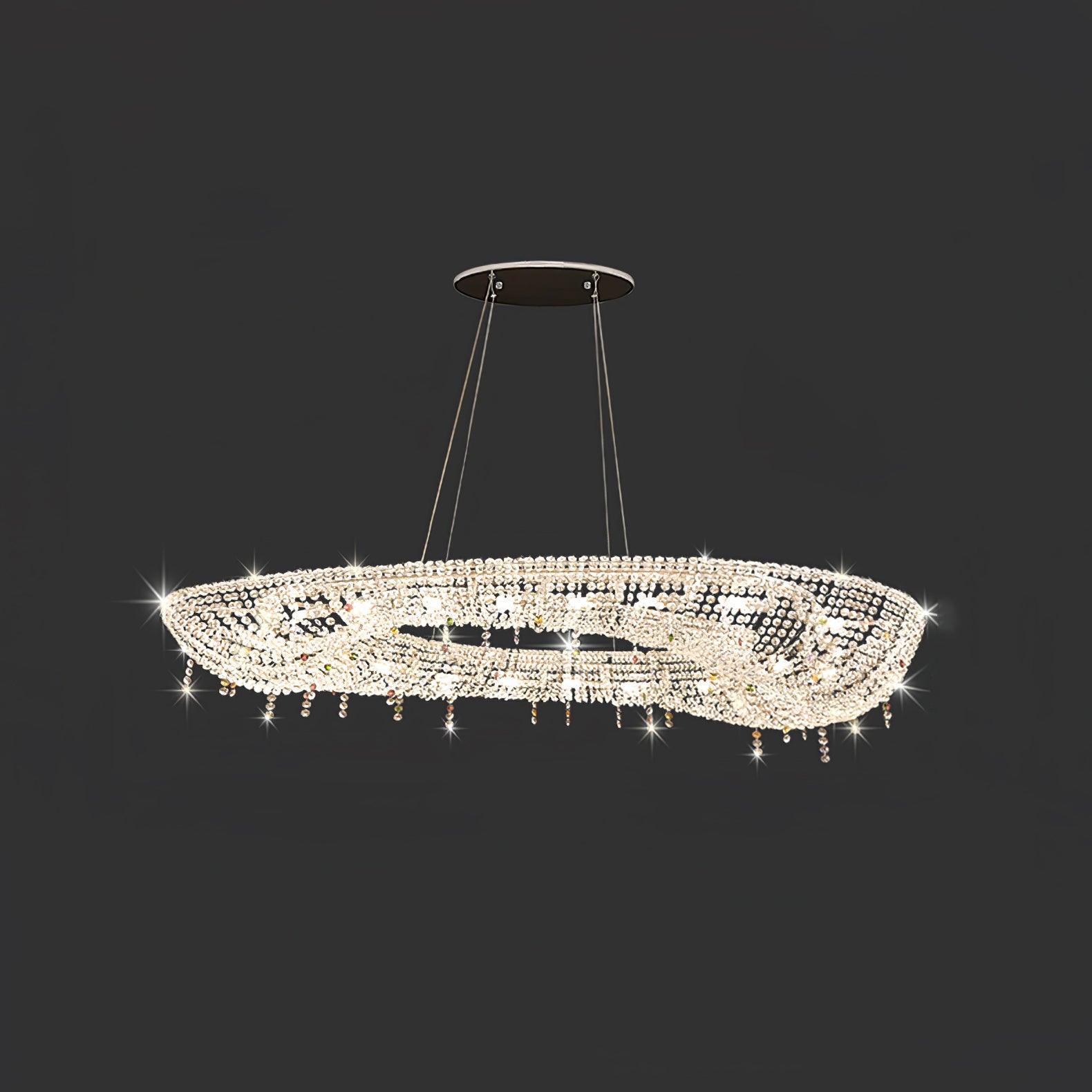 Aeliora Embellished Crystal Pendant Light - Letslighting