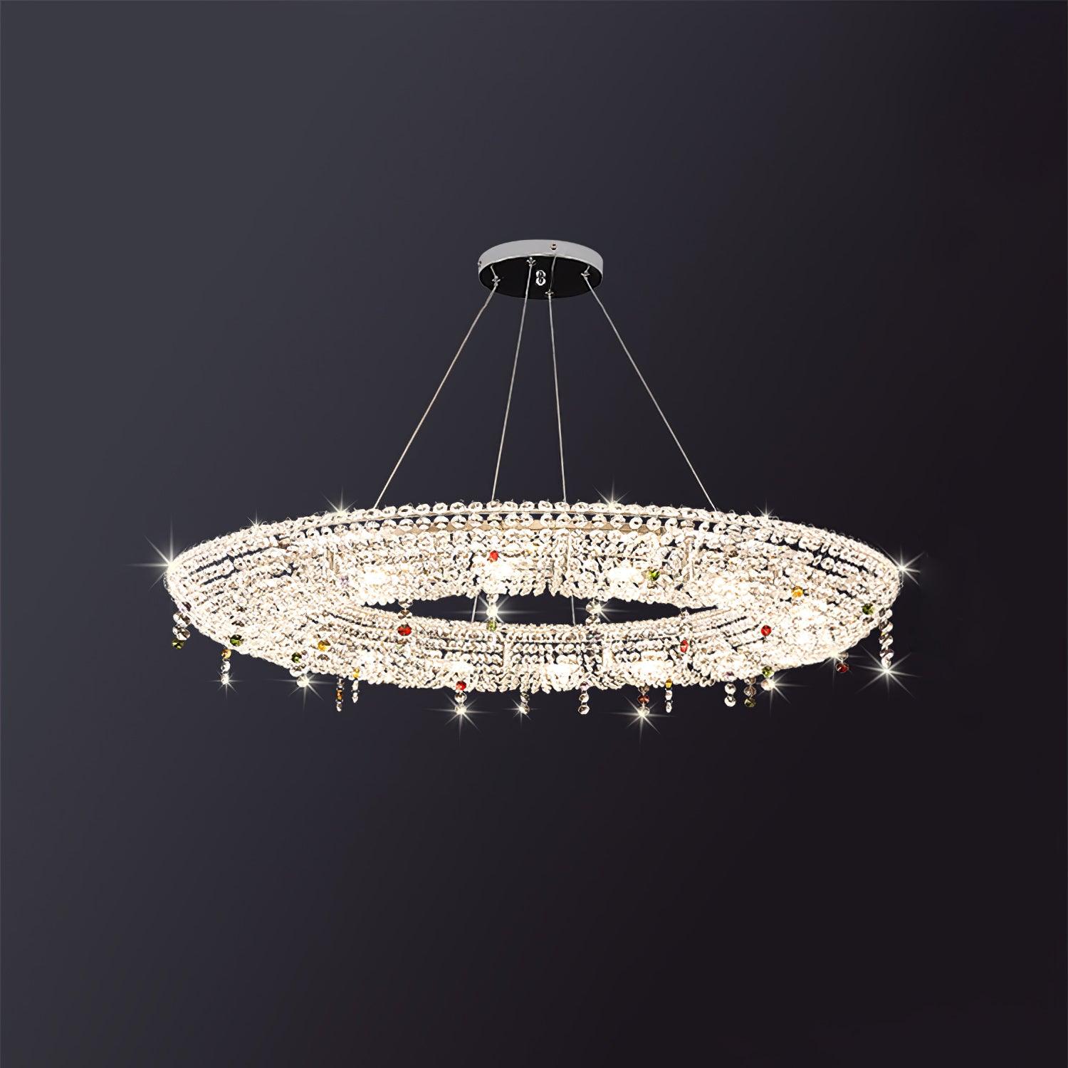 Aeliora Embellished Crystal Pendant Light - Letslighting