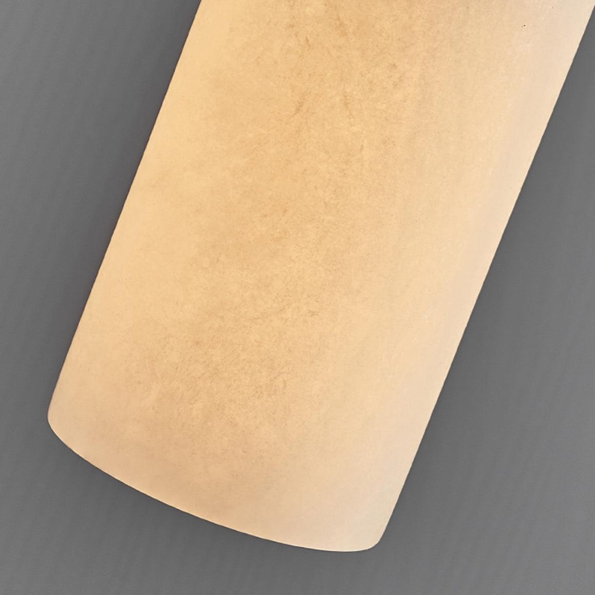 Zashayra Cylindrical Alabaster Pendant Light - Letslighting