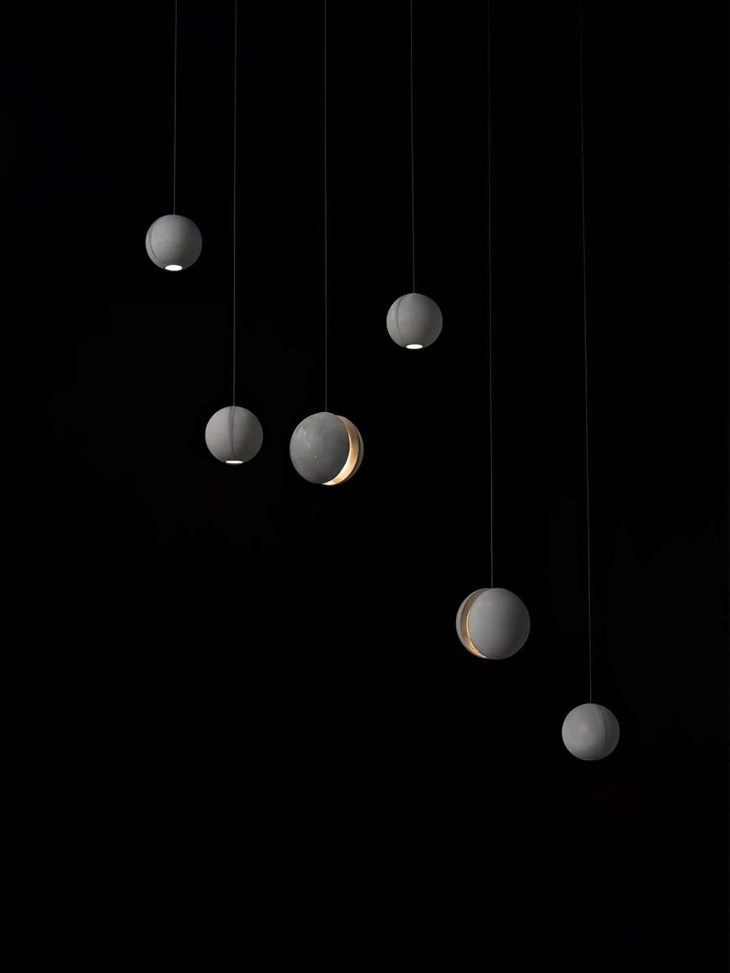Moon Concrete Pendant Lamp - Letslighting
