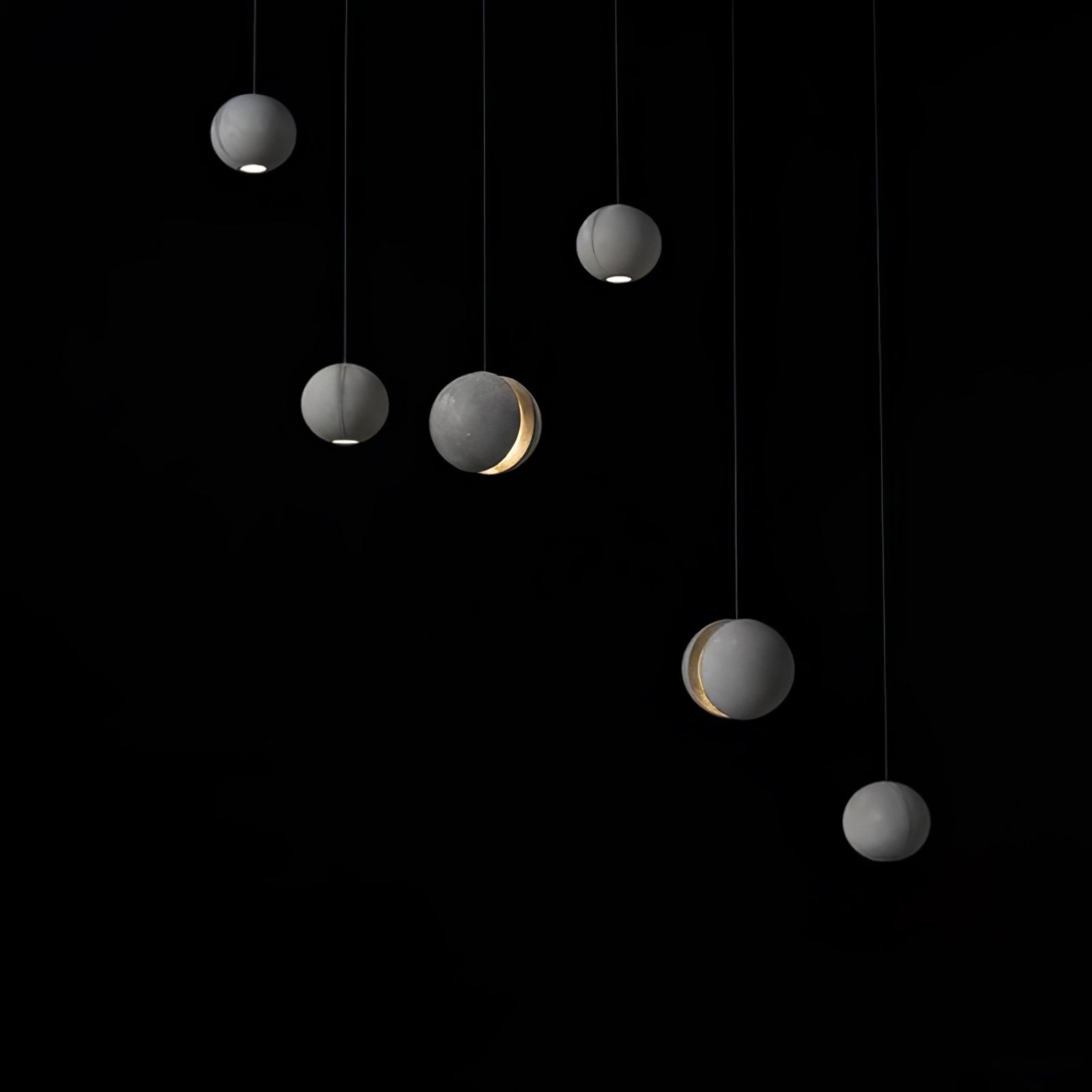 Moon Concrete Pendant Lamp - Letslighting
