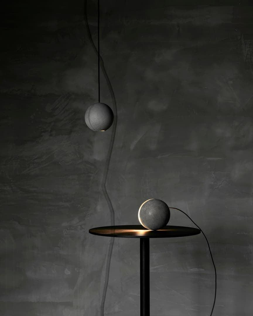 Moon Concrete Pendant Lamp - Letslighting