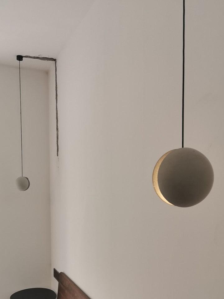 Moon Concrete Pendant Lamp - Letslighting