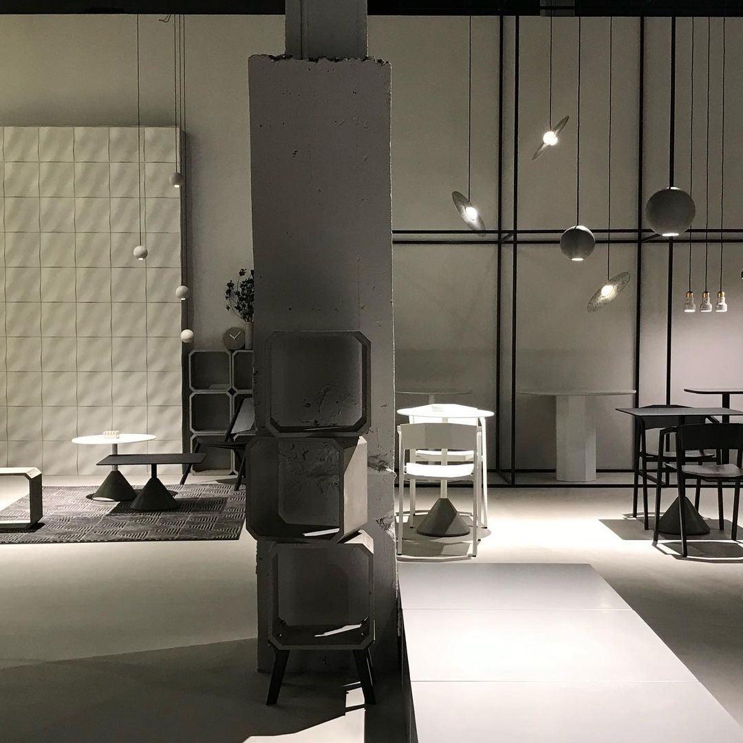 Moon Concrete Pendant Lamp - Letslighting