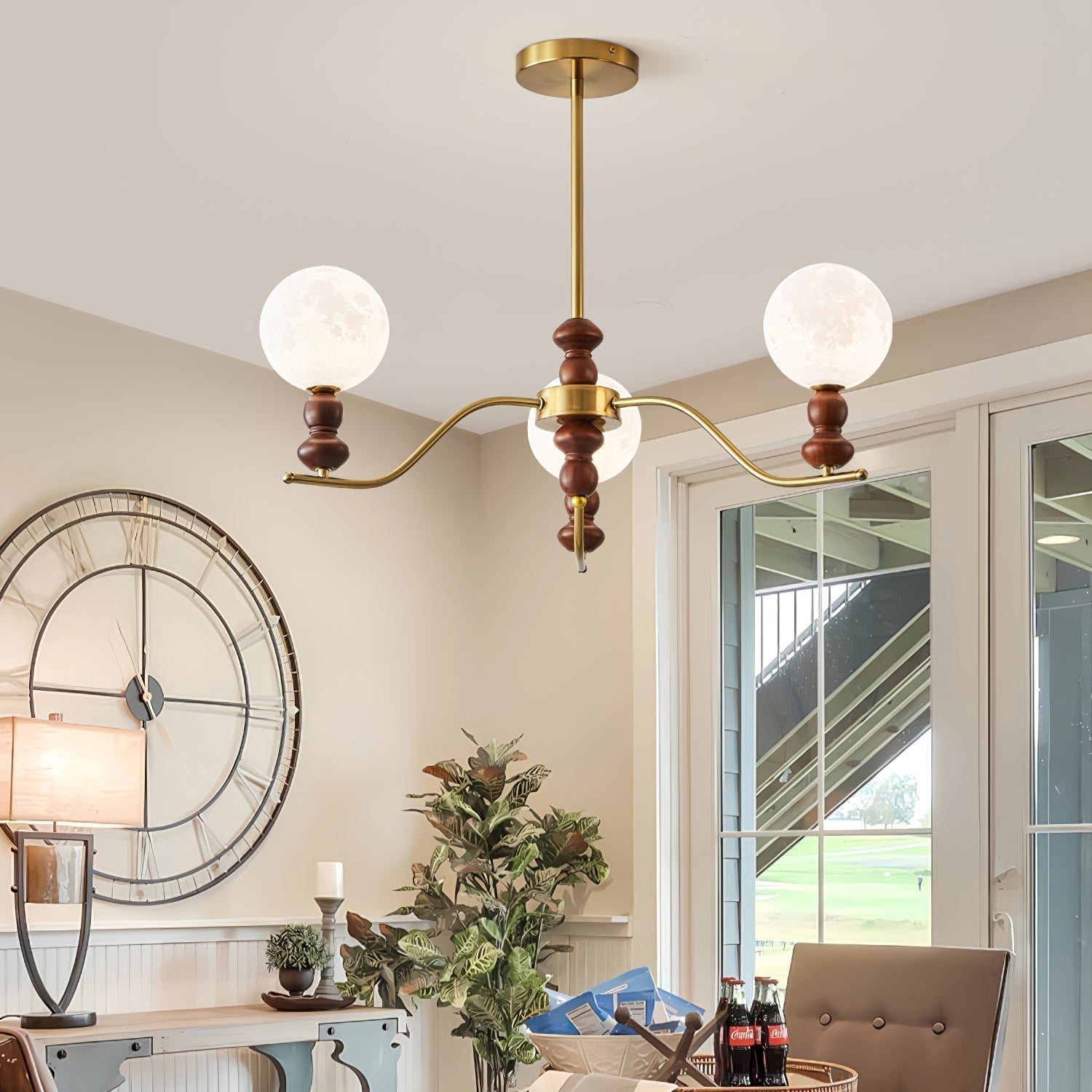 Moonlit Globe Chandelier - Letslighting