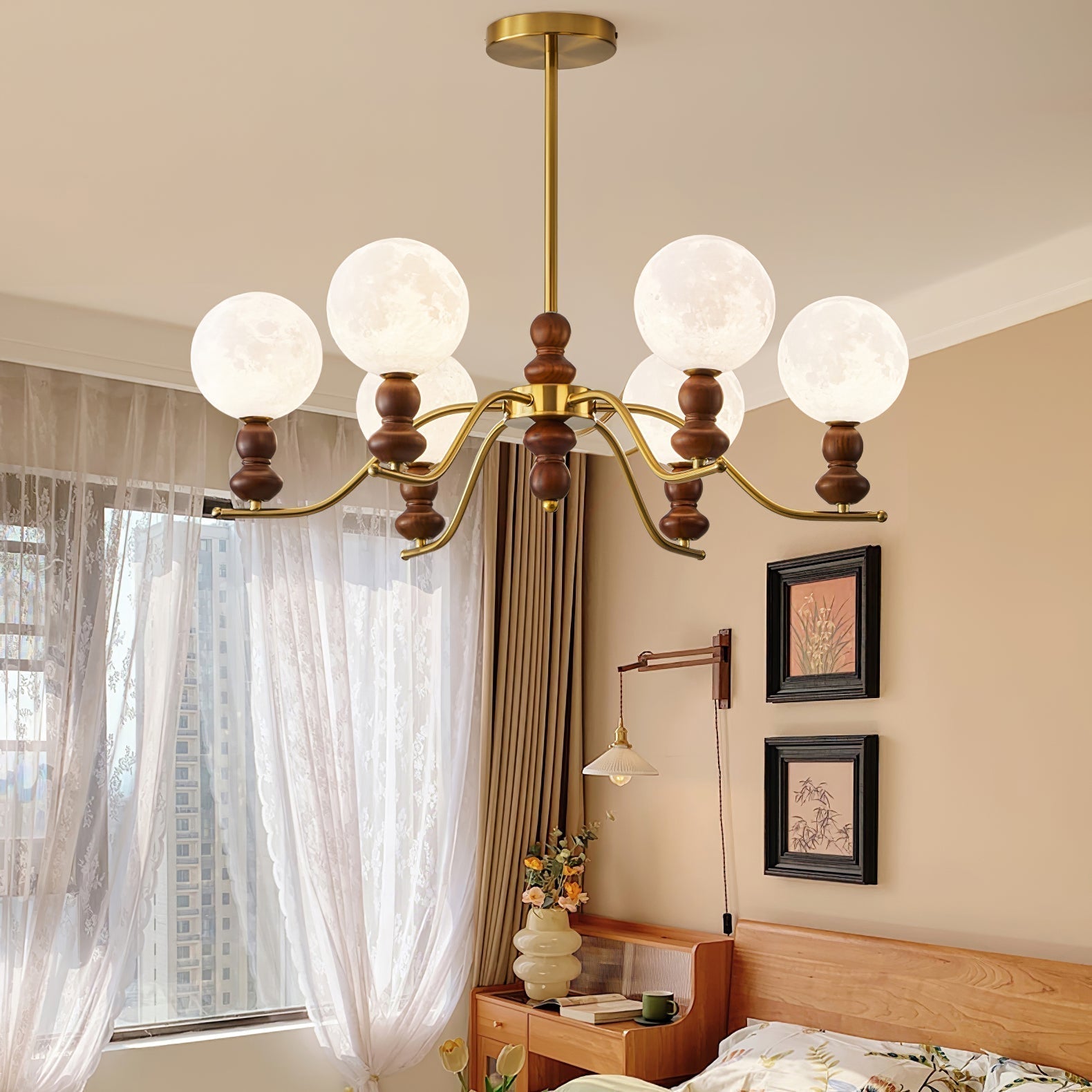 Moonlit Globe Chandelier - Letslighting