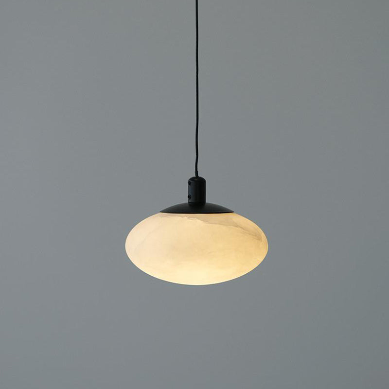 Cuthean Modern Minimalist Brass Alabaster Pendant Lamp - Lamp Copper