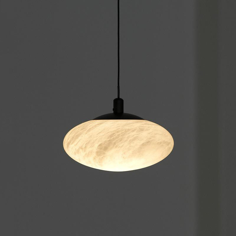 Cuthean Modern Minimalist Brass Alabaster Pendant Lamp - Lamp Copper