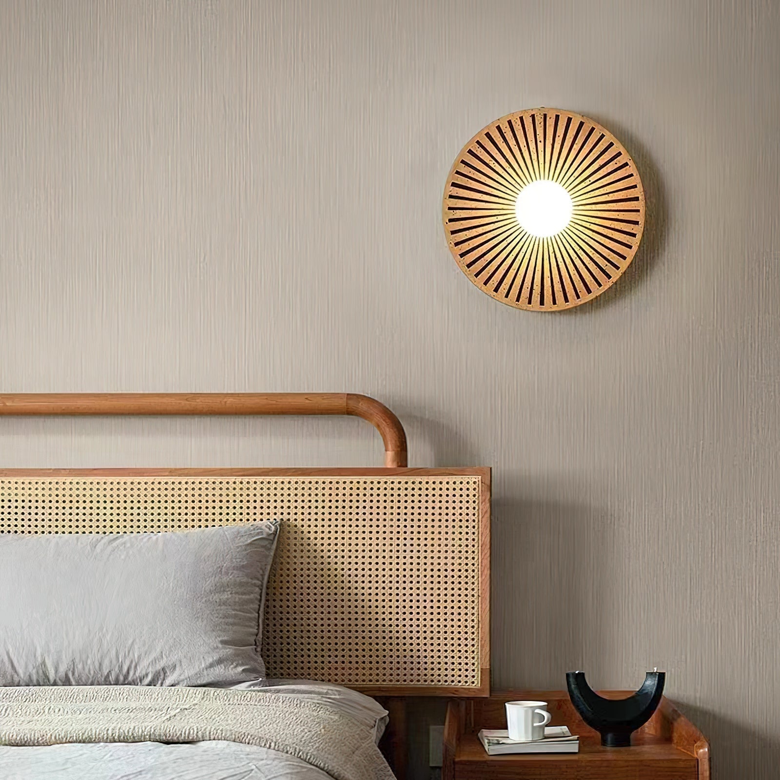 Nytheos Modern Minimalist Resin Glass Wall Lamp - Lamp Copper