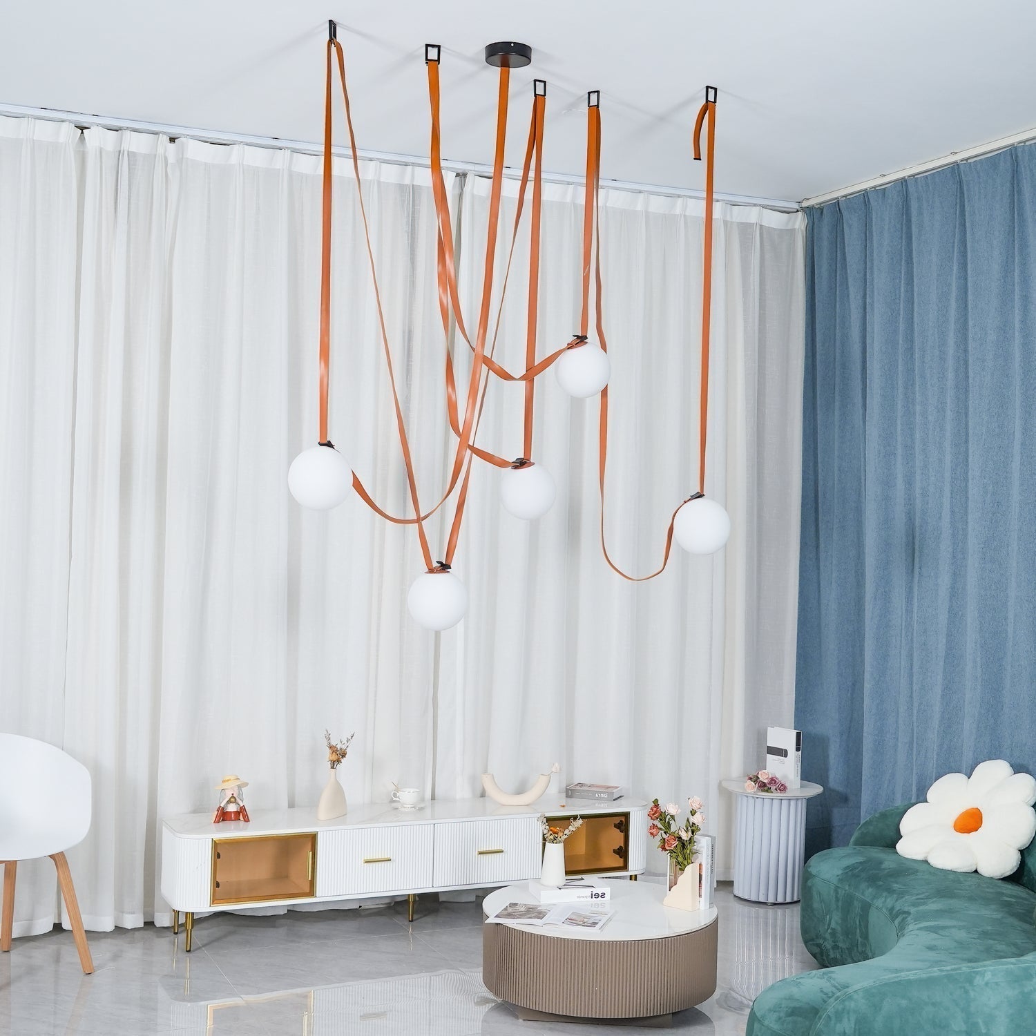 Multiple Belt Art Pendant Light - Letslighting