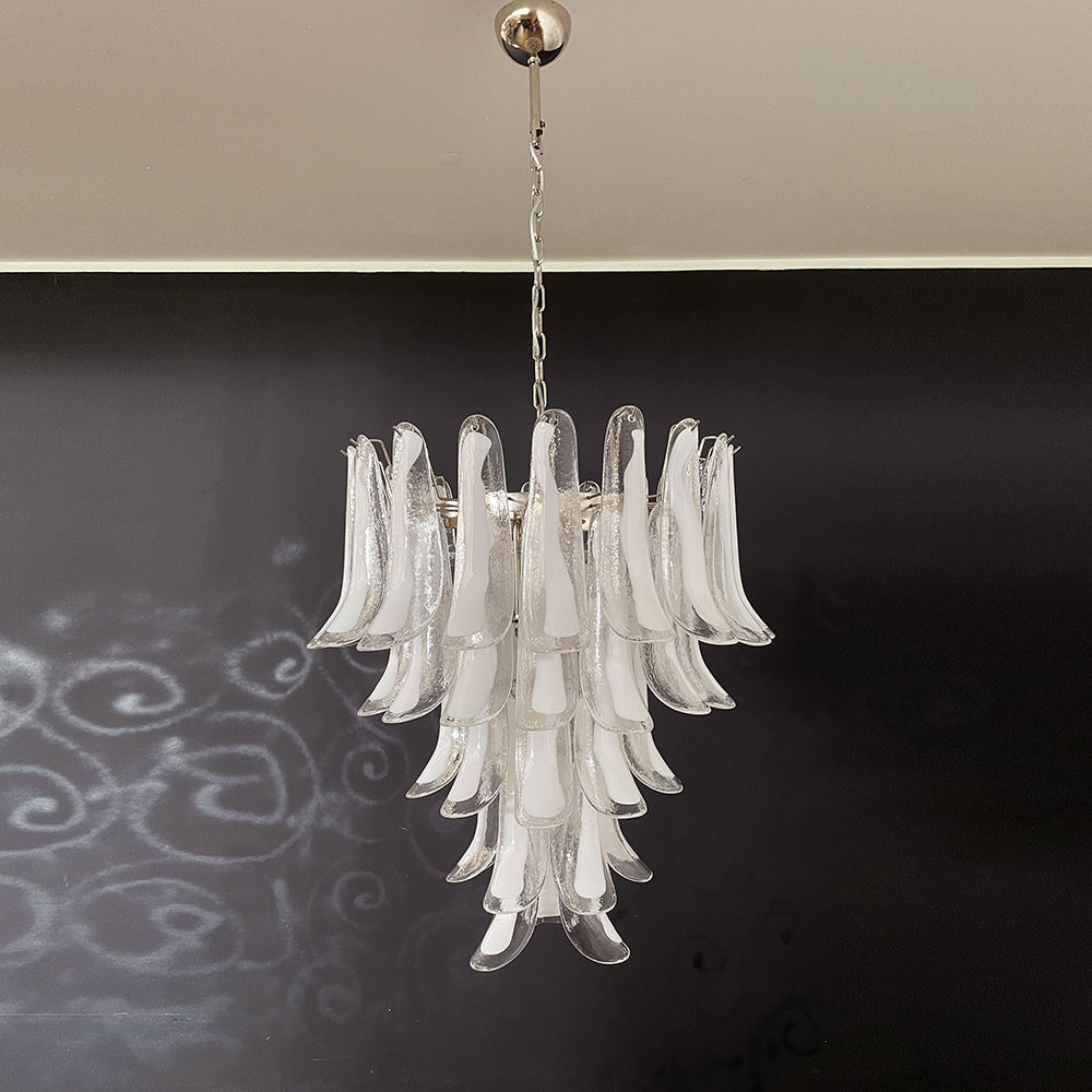 Alsorisra Postmodern Luxury Petal Glass Chandelier - Lamp Copper