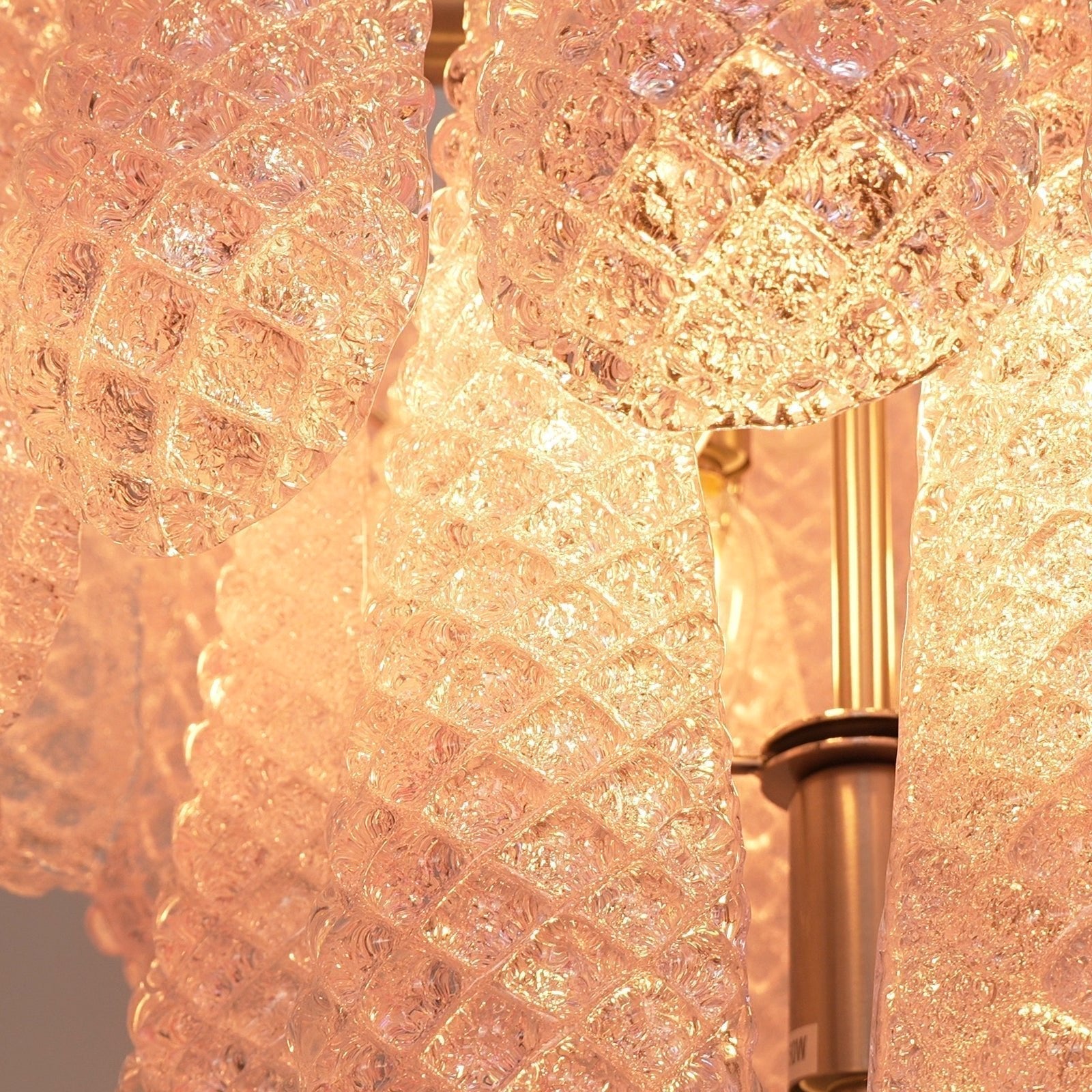Aurora Chandelier Pink Dewdrop Cascading Romantic - Letslighting