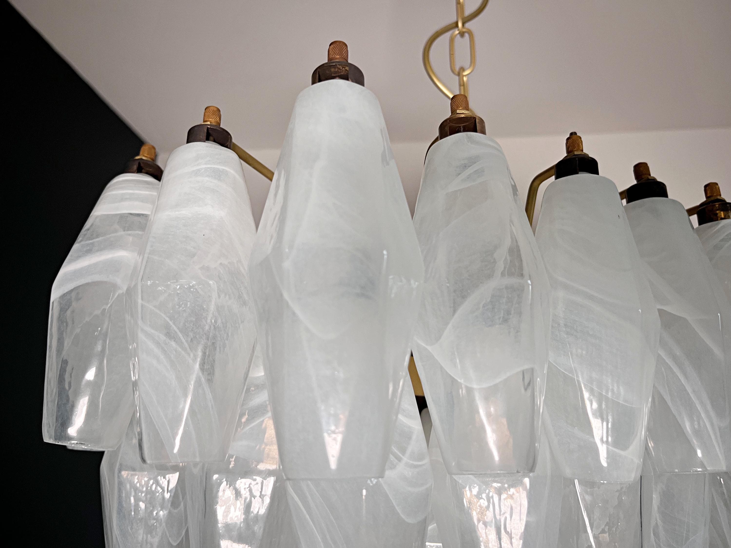 Ardoriel Postmodern Luxury Poliedri Alabaster Chandelier - Lamp Copper