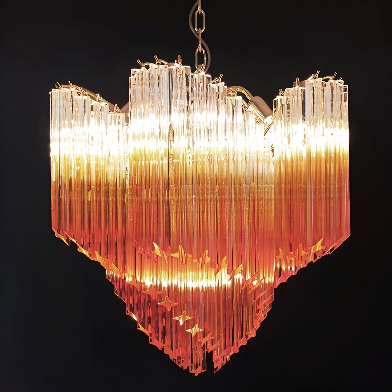 Evmararae Gradient Glass Chandelier - Letslighting