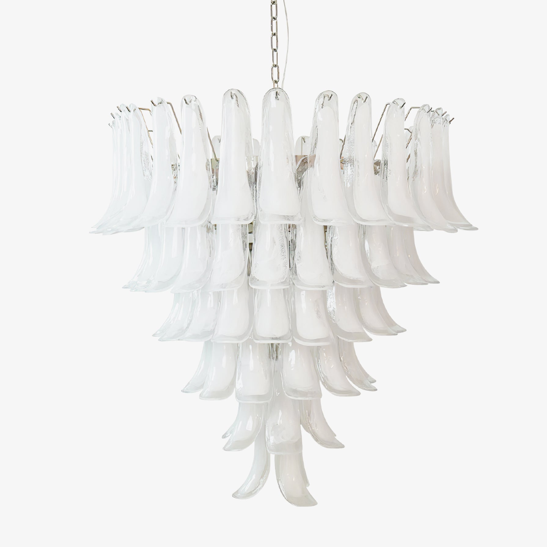 Aurora Chandelier Murano Glass Petals Vintage - Letslighting