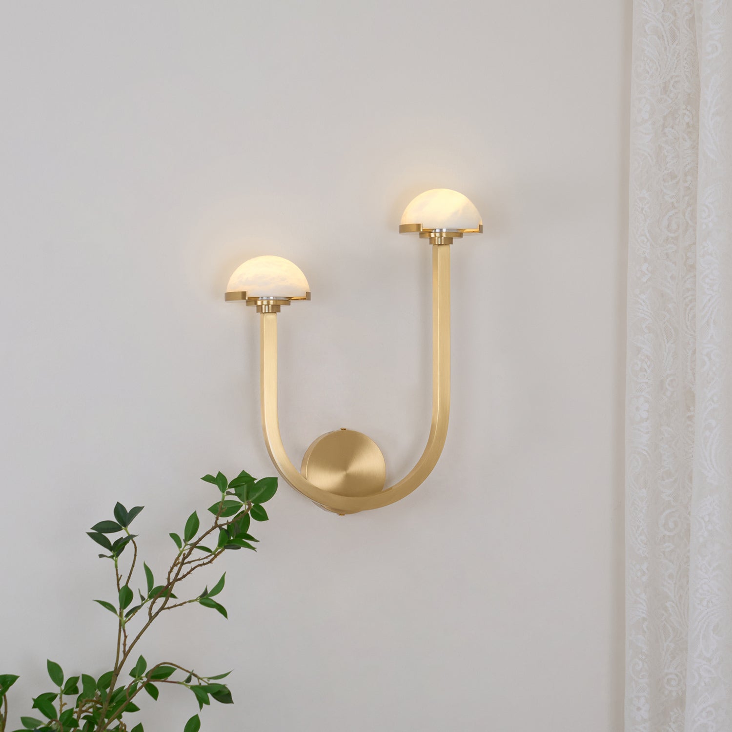 Vitalira Double Alabaster Wall Light - Letslighting