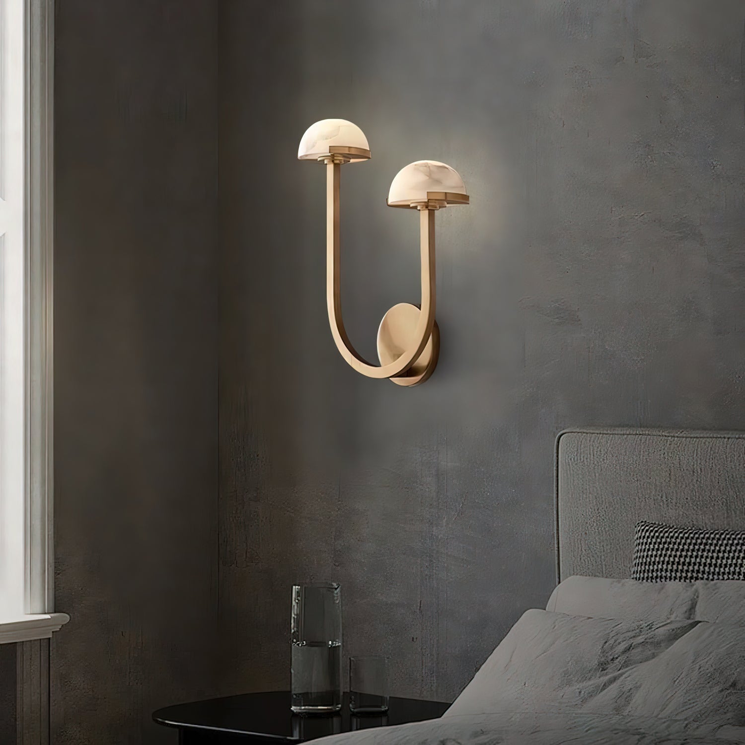 Vitalira Double Alabaster Wall Light - Letslighting