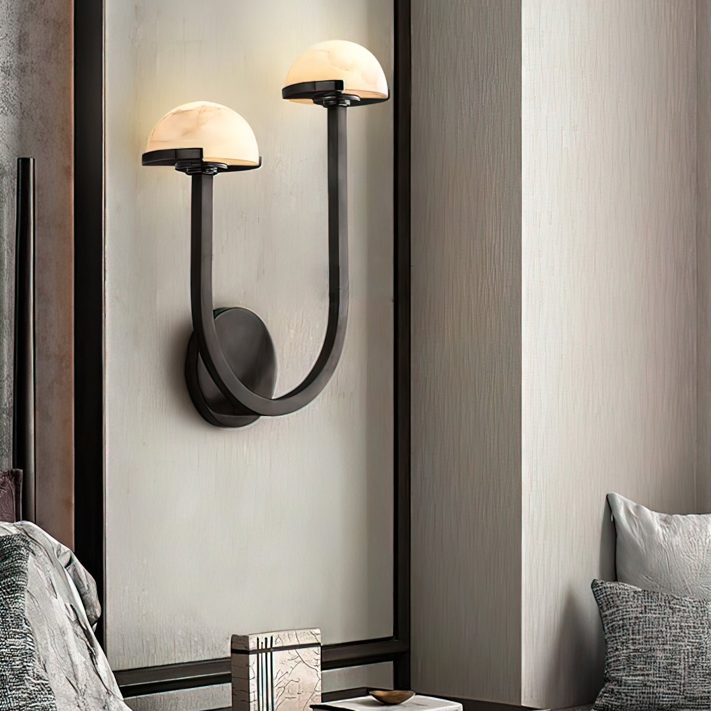 Vitalira Double Alabaster Wall Light - Letslighting